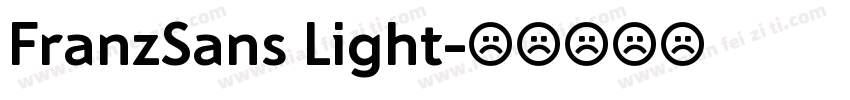 FranzSans Light字体转换